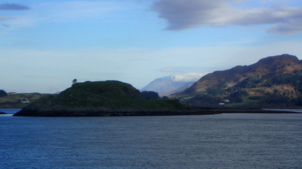 Loch Linnhe towards Shuna Island and Ben Nevis