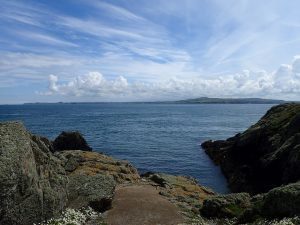 Anglesey in the distance