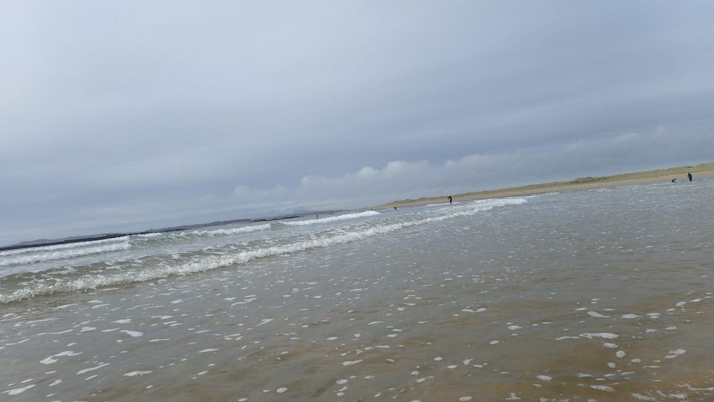 Small surf by the end of the day