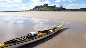 Bamburgh Castle and Beach