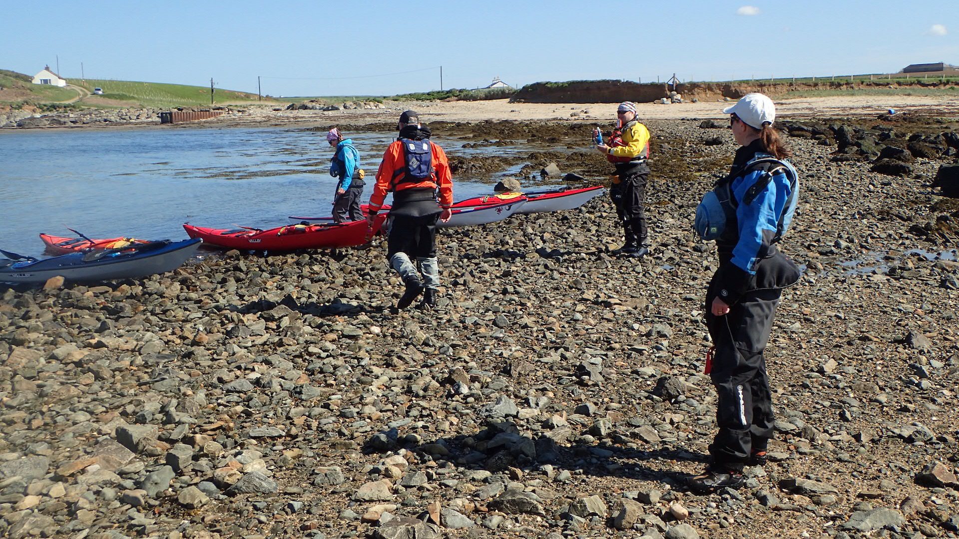 Landing at the Church