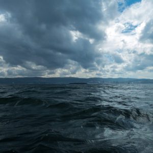 As the ship listed on its port side, the crew were able to jump onto the deck of one of the rescue boats, MV Rover. But the following morning, as the tide receded, the Captayannis keeled over, never to sail again.